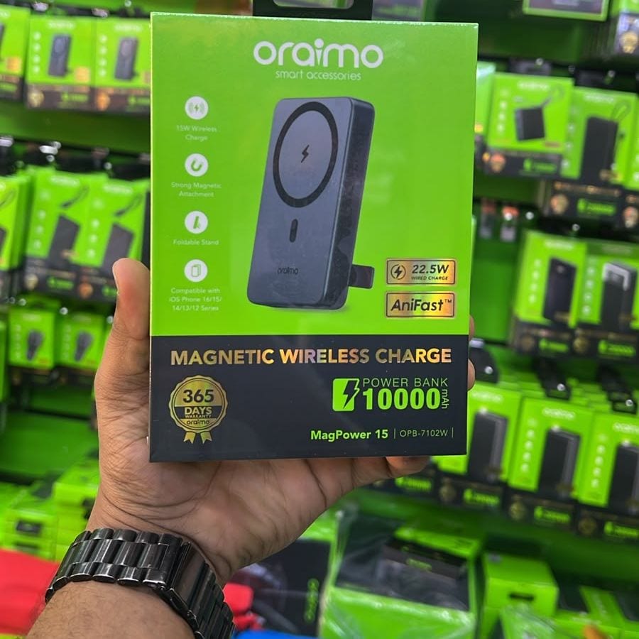 Oraimo MagPower 15 Magnetic Wireless Power Bank