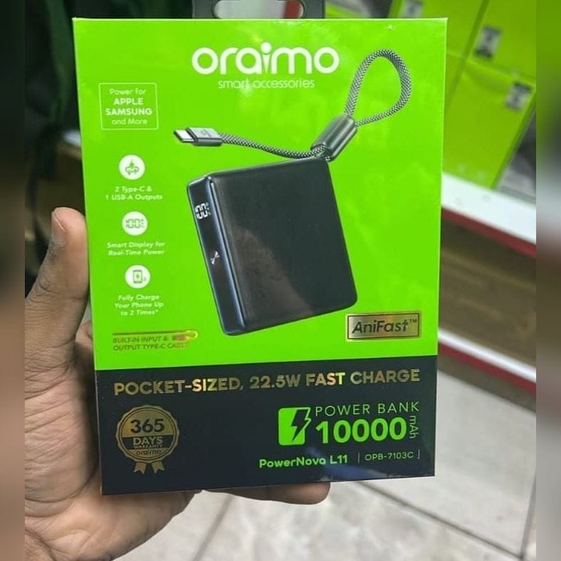 Oraimo PowerNova L11 10000mAh Power Bank