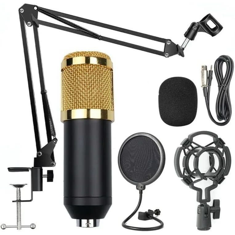 Condenser Microphone Kit with Boom Arm