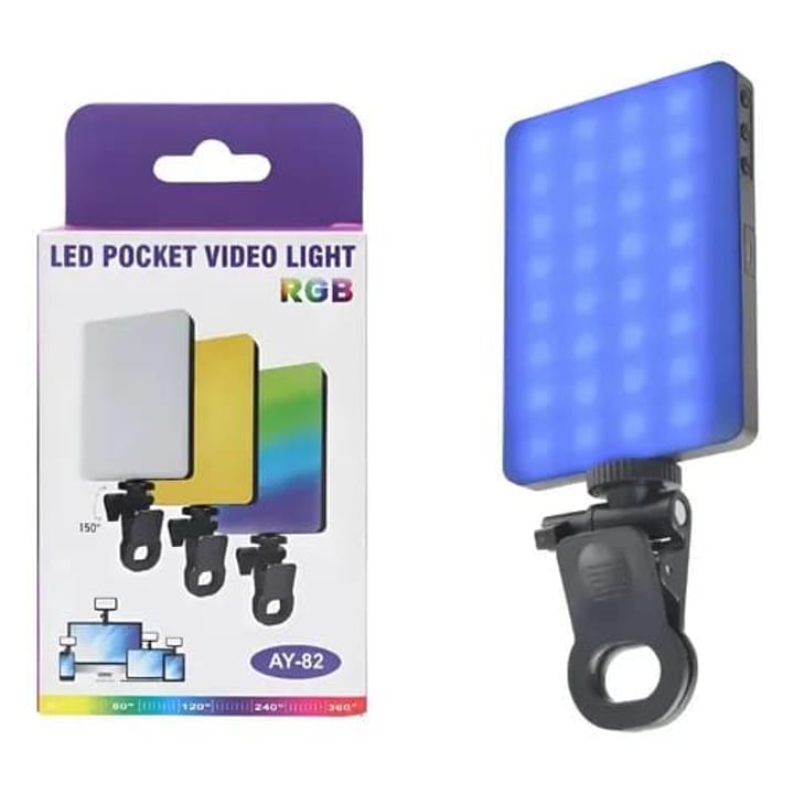 AY-82 RGB LED Pocket Video Light